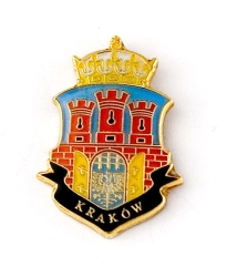 Herb Kraków - przypinka